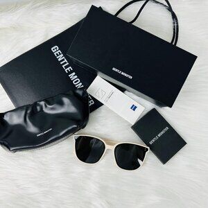 New Gentle Monster Flatba “My Ma” Black Sunglasses